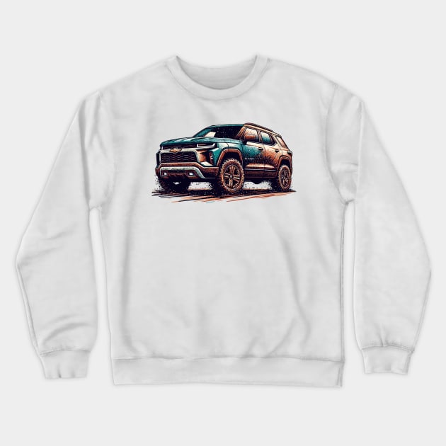 Chevrolet Blazer Crewneck Sweatshirt by Vehicles-Art